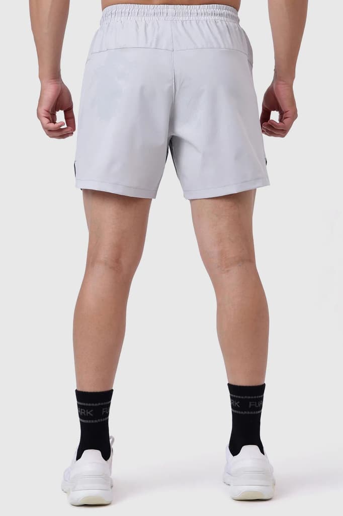Snap Colourblock Shorts Light Grey — photo 7