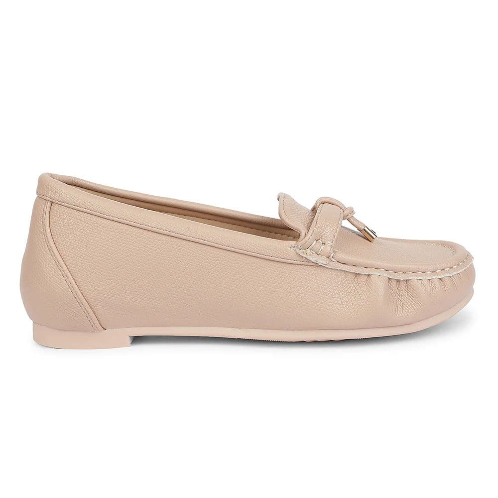 Healers Beige Casual Flat Ballerina for Women ZQ-FDBL-13 by Liberty — photo 2