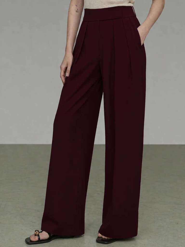 Fine Pleat Tailored Trousers — photo 6