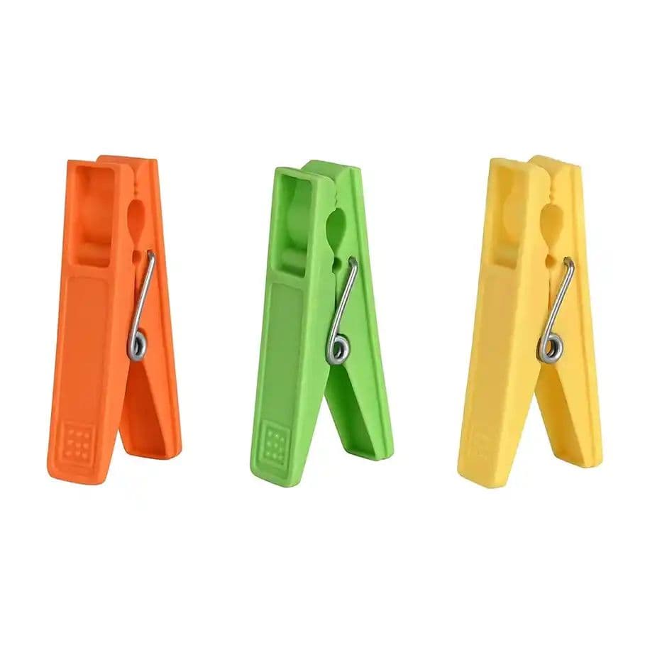 Sinco Elita Cloth Clips / Cloth Pegs - Pack of 1 (12 Pieces) - Yellow — photo 3
