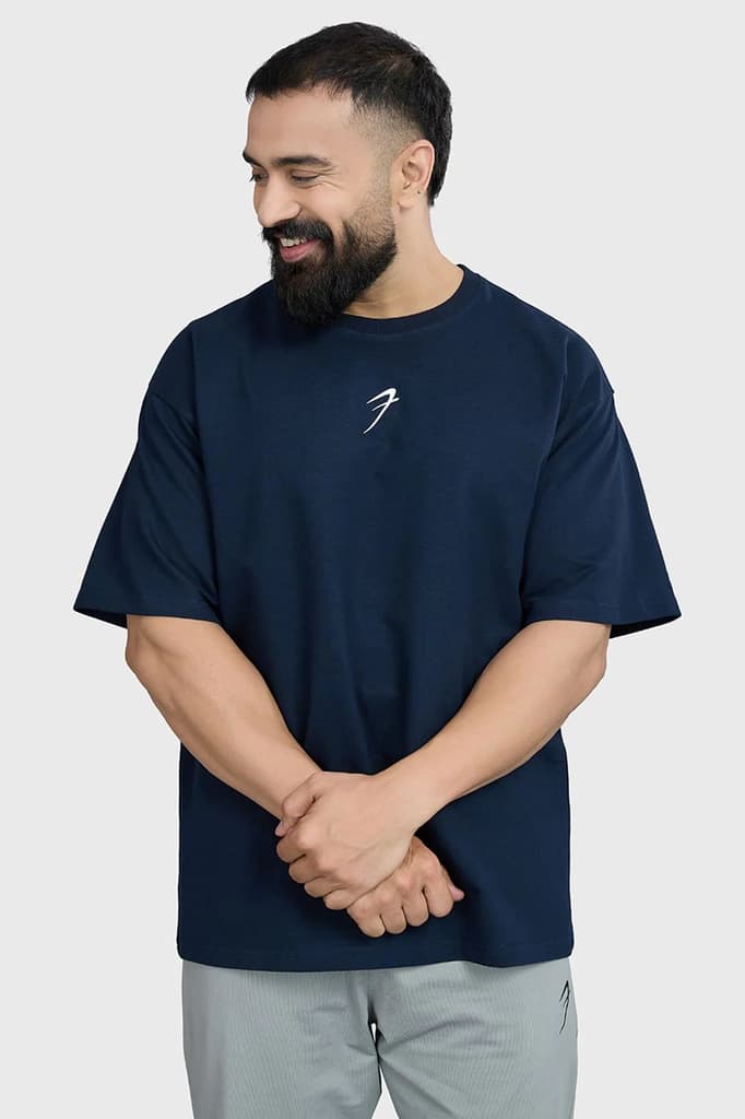 Ignite Oversized T-shirt Navy — photo 2
