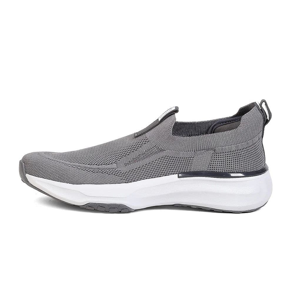Leap7X by Liberty Men's CHICAGO-1 Dark Grey Slip-On Walking Shoes - EAZYGO Technology with Ortholite Insole — photo 5