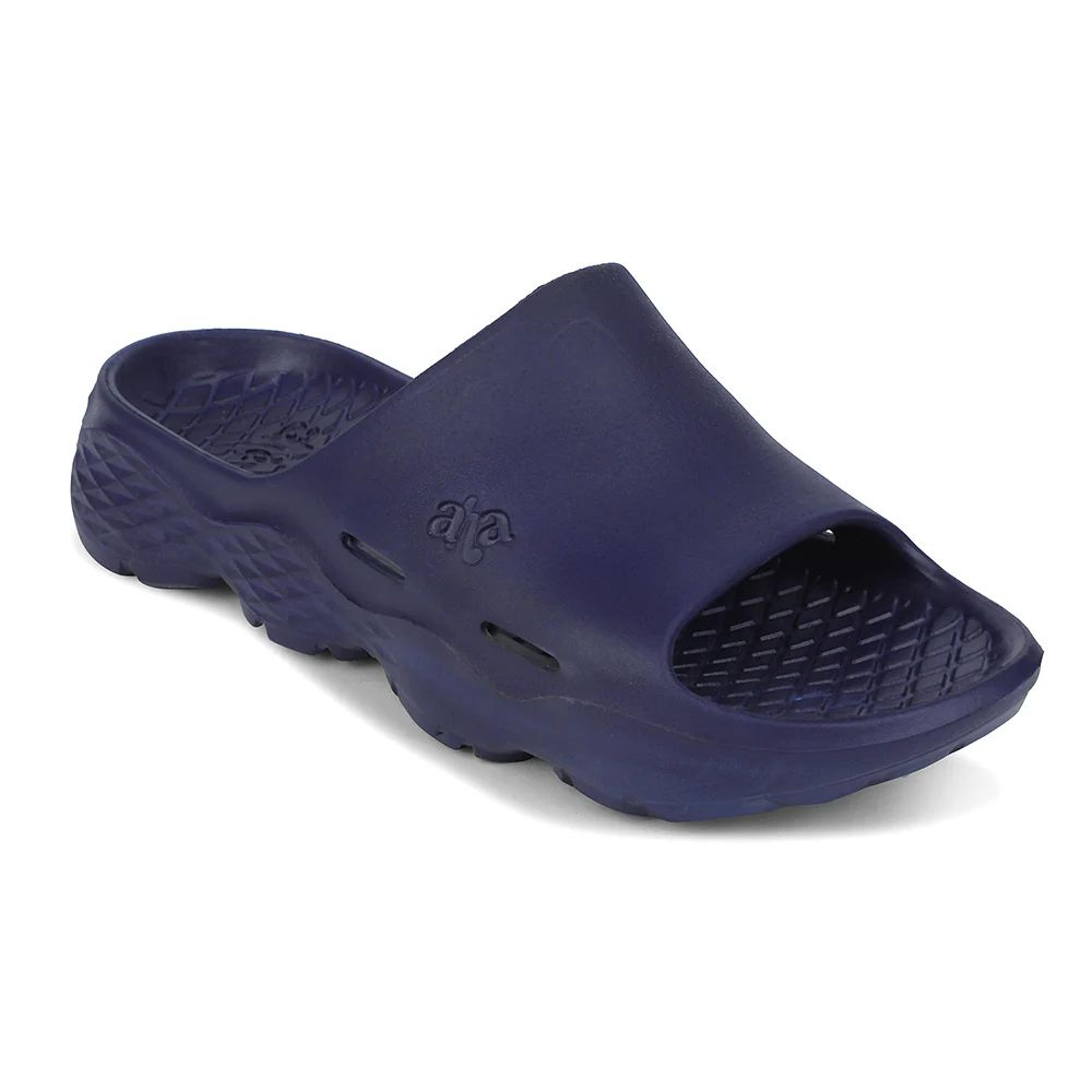 A-HA Royal Blue Casual Slipper For Men SOFTWALK By Liberty