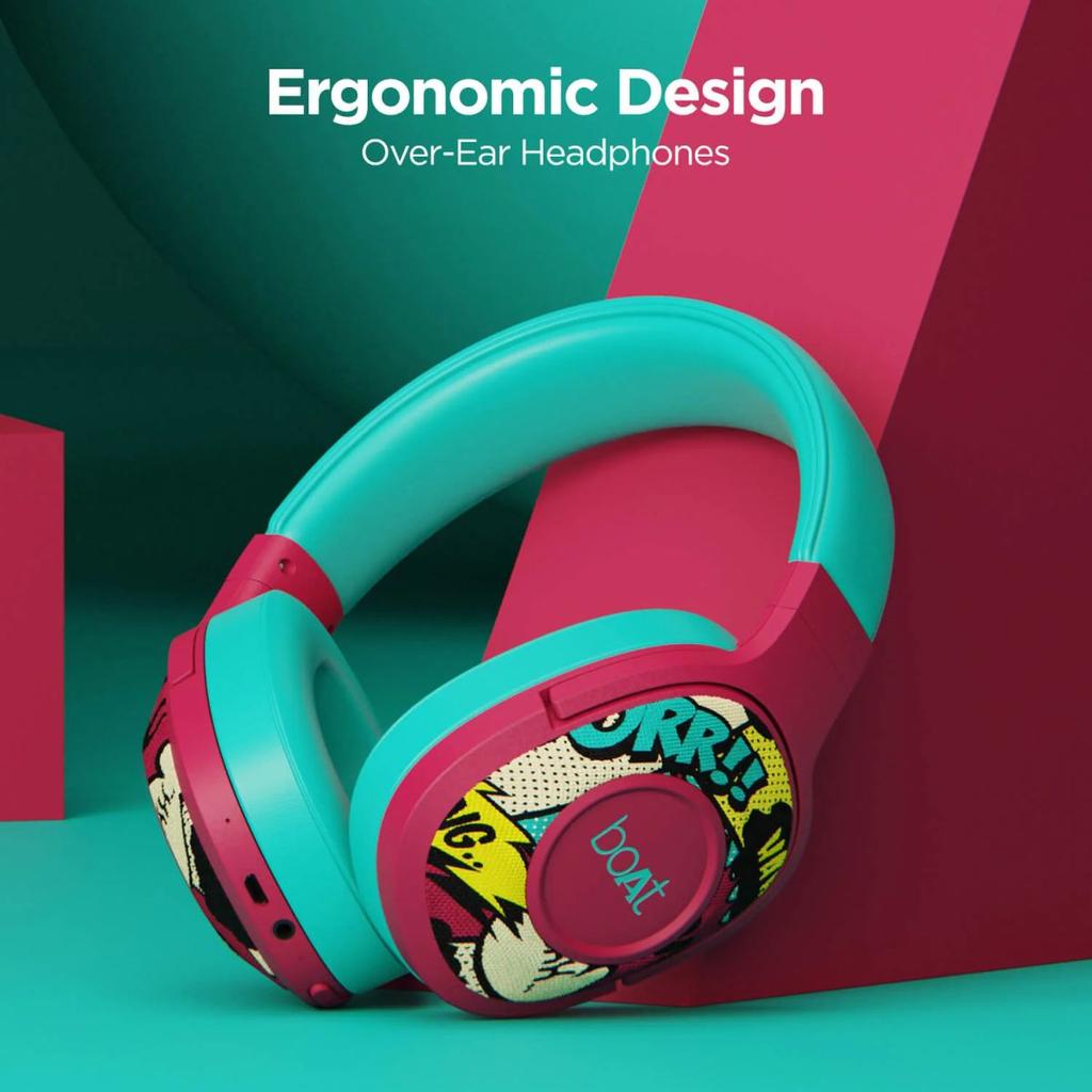 boAt Rockerz 550 | Over Ear Bluetooth Headphones with Upto 20H Playback, 50mm Dynamic Driver, 500mAh Battery — photo 8