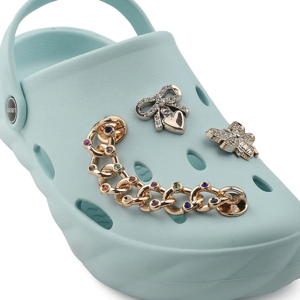 A-HA Sky Blue Slingback Clogs For Women BEACHWALKL By Liberty — photo 5