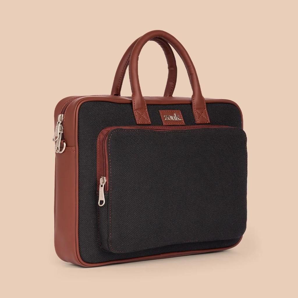 Jet Black Laptop Bag — photo 3