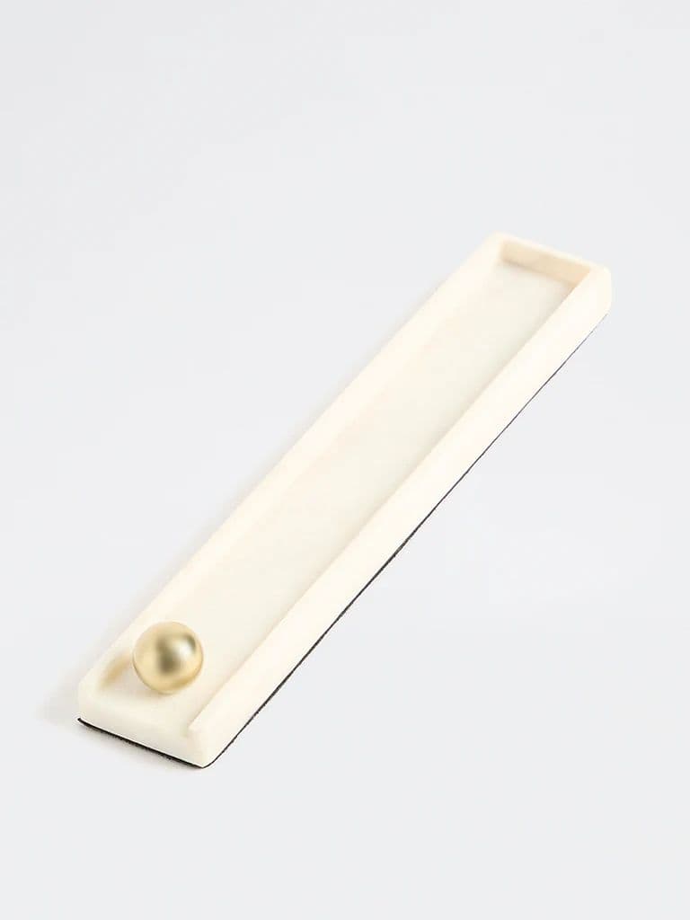 Westside Home White Marble Incense Holder — photo 2