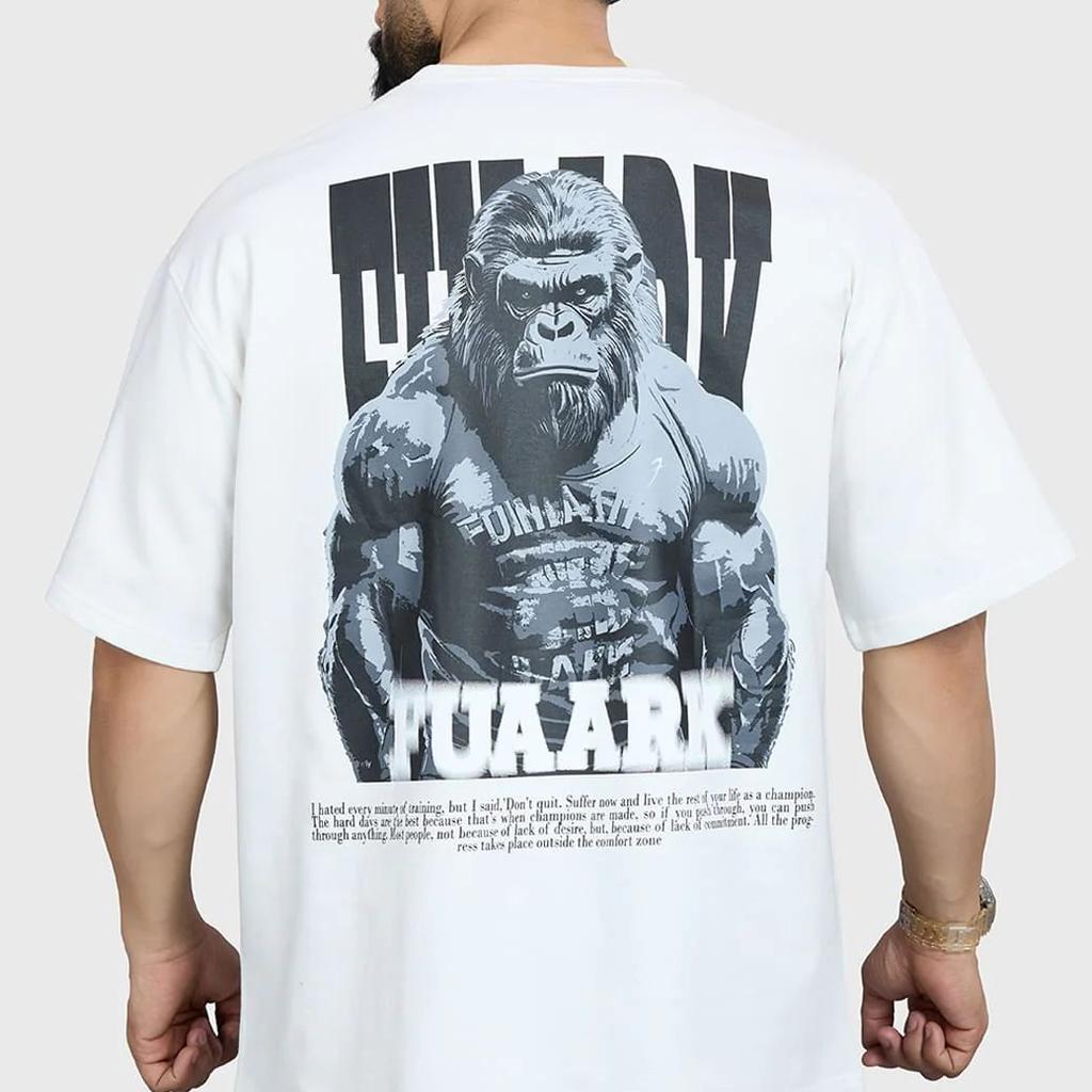 Gorilla Oversized T-shirt White