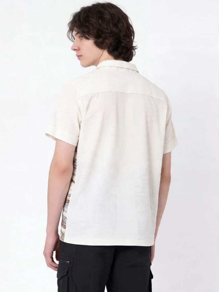 Y&F Kids Boys Off-White Scenic-Inspired Shirt — photo 2