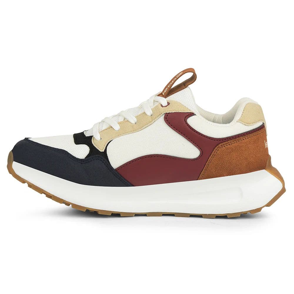 Leap7x Navy Blue Sports Lacing Running Shoes For Kids ZLP-XK-01 By Liberty — photo 3
