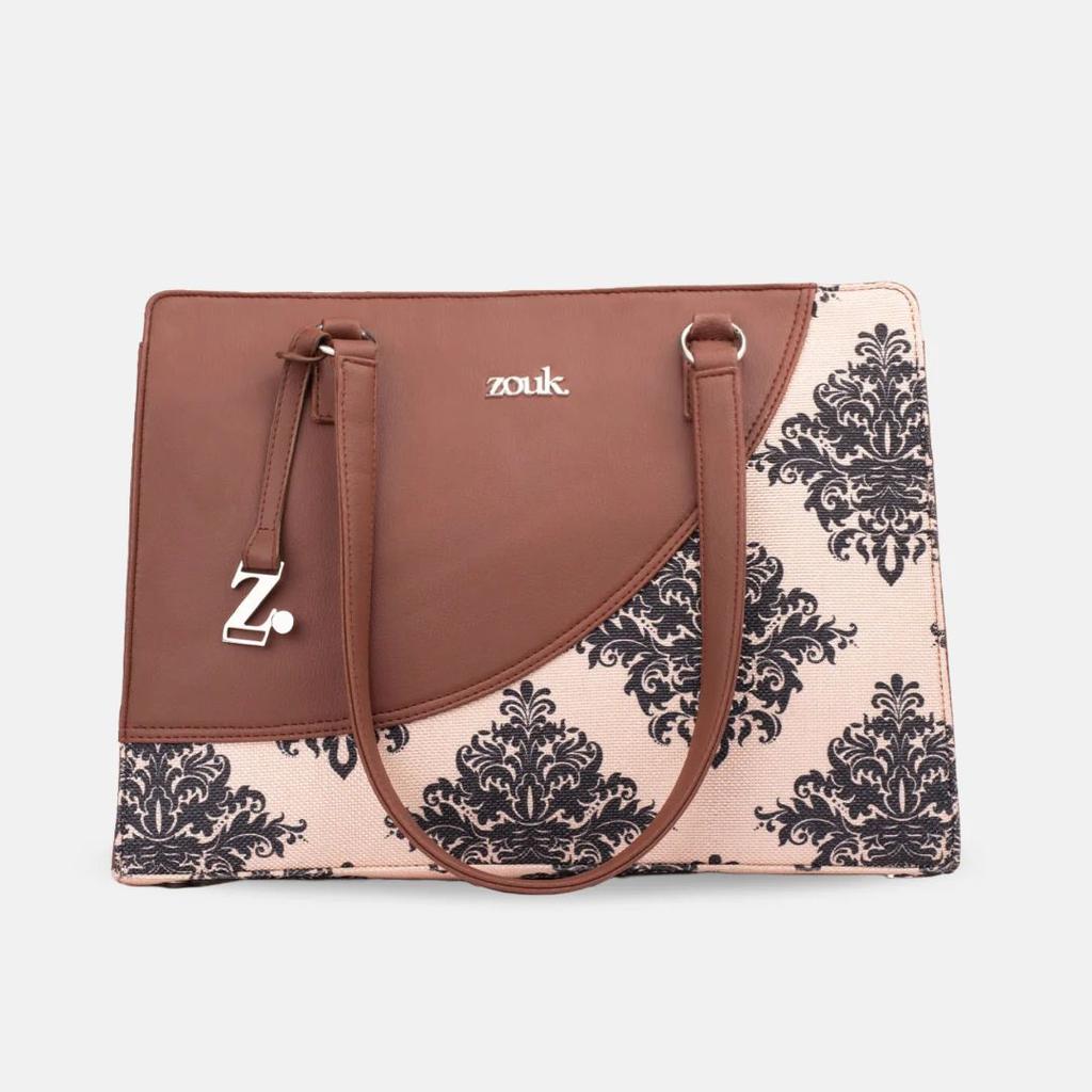 Mughal Motif Office Essential Bag & Mughal Motif Flap Sling Bag Combo — photo 2