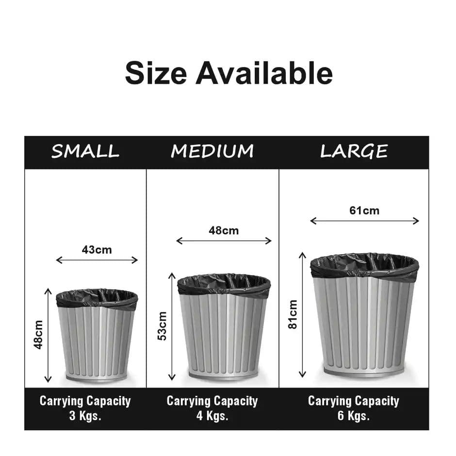 Smart One Garbage Bag Roll Black - Medium - 19 x 21 Inch — photo 3