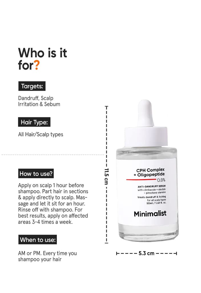 CPH Complex + Oligopeptide 0.8% Anti-Dandruff Serum