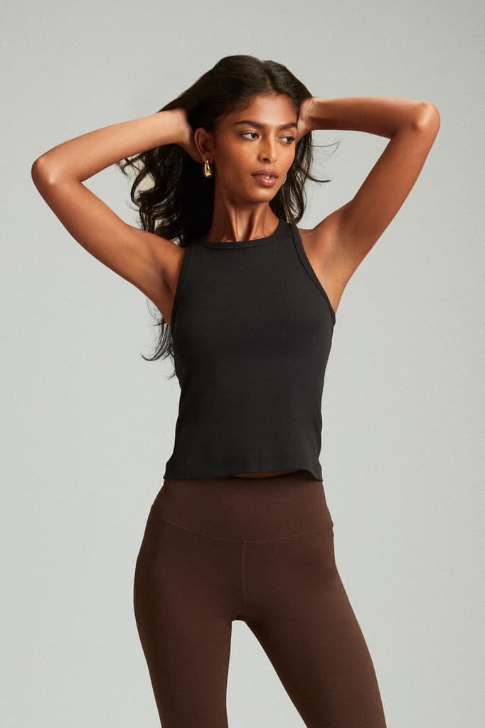 Black OnTheGo Fitted Tank Top — photo 4