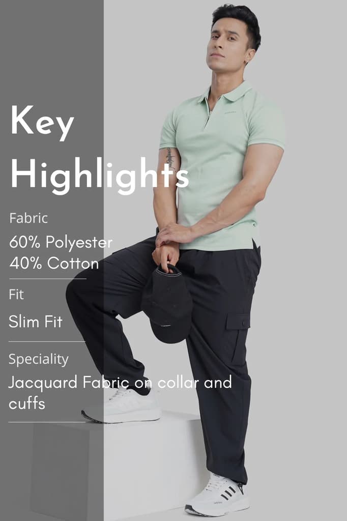Heritage Polo T-shirt Pista Green — photo 7