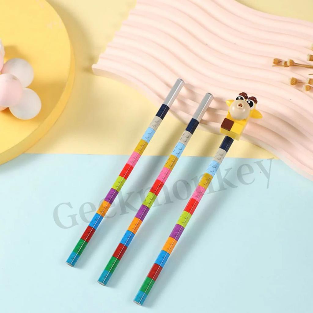 Pencil With DIY Block Topper | Fun & Creative Stationery Set for Writing and Sketching — photo 2