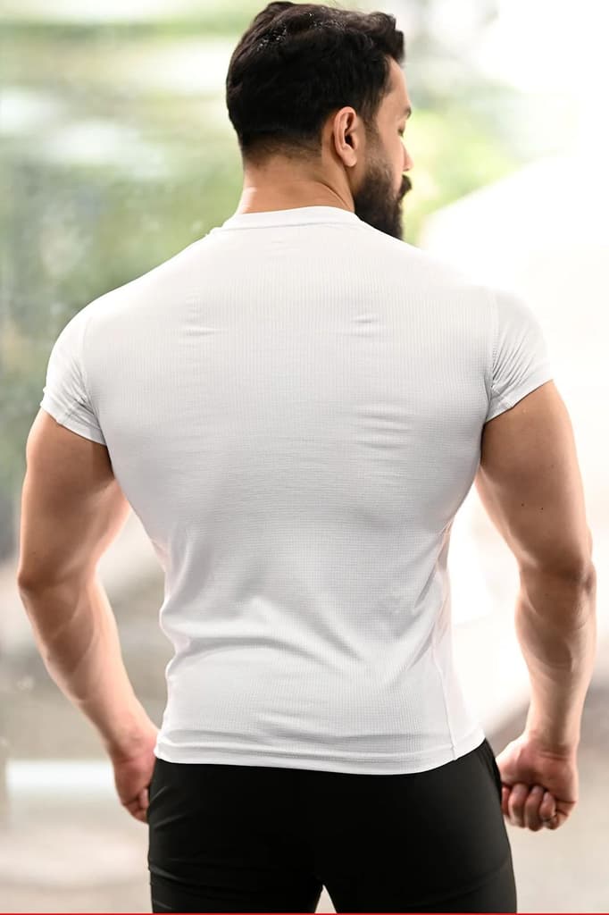 Checks T-shirt White — photo 5