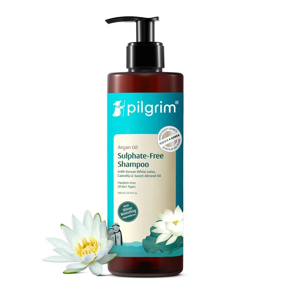 Argan Oil Sulphate Free Shampoo with Korean White Lotus, Camellia & Sweet Almond Oil — photo 2