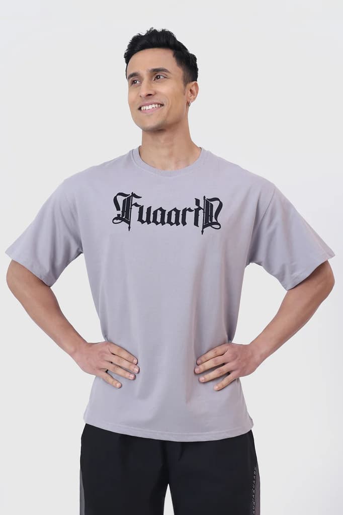 Brookline Oversized T-shirt Light Grey — photo 4