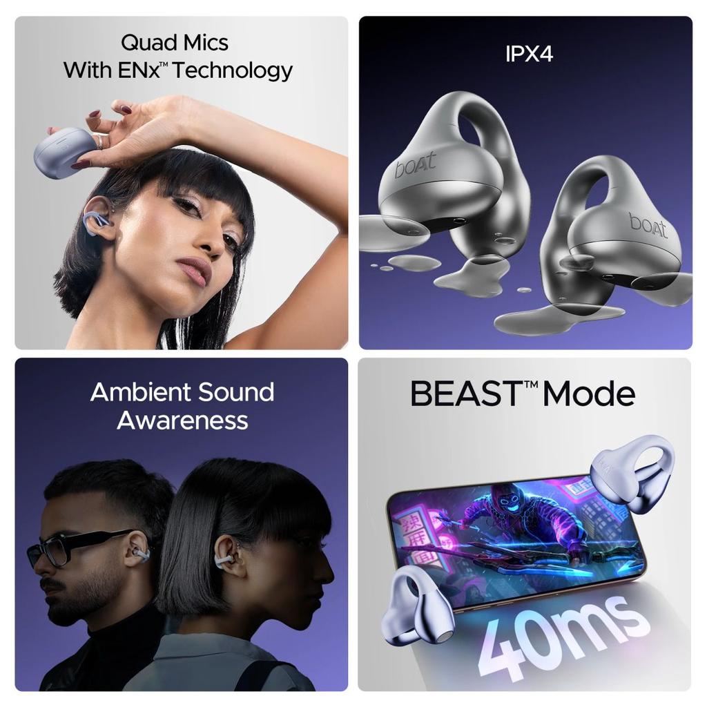 boAt Airdopes Loop | Wireless Earbuds with 50 Hours Playback, ENx™ Tech, BT v5.3, BEAST™ Mode, ASAP™ Charge — photo 10