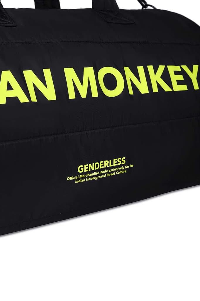Puffer Duffle Bag // Neon On Black