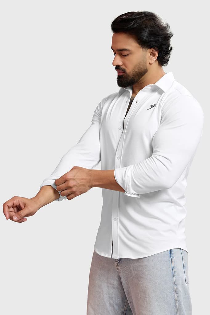 Aero Fullsleeves Shirt White — photo 2