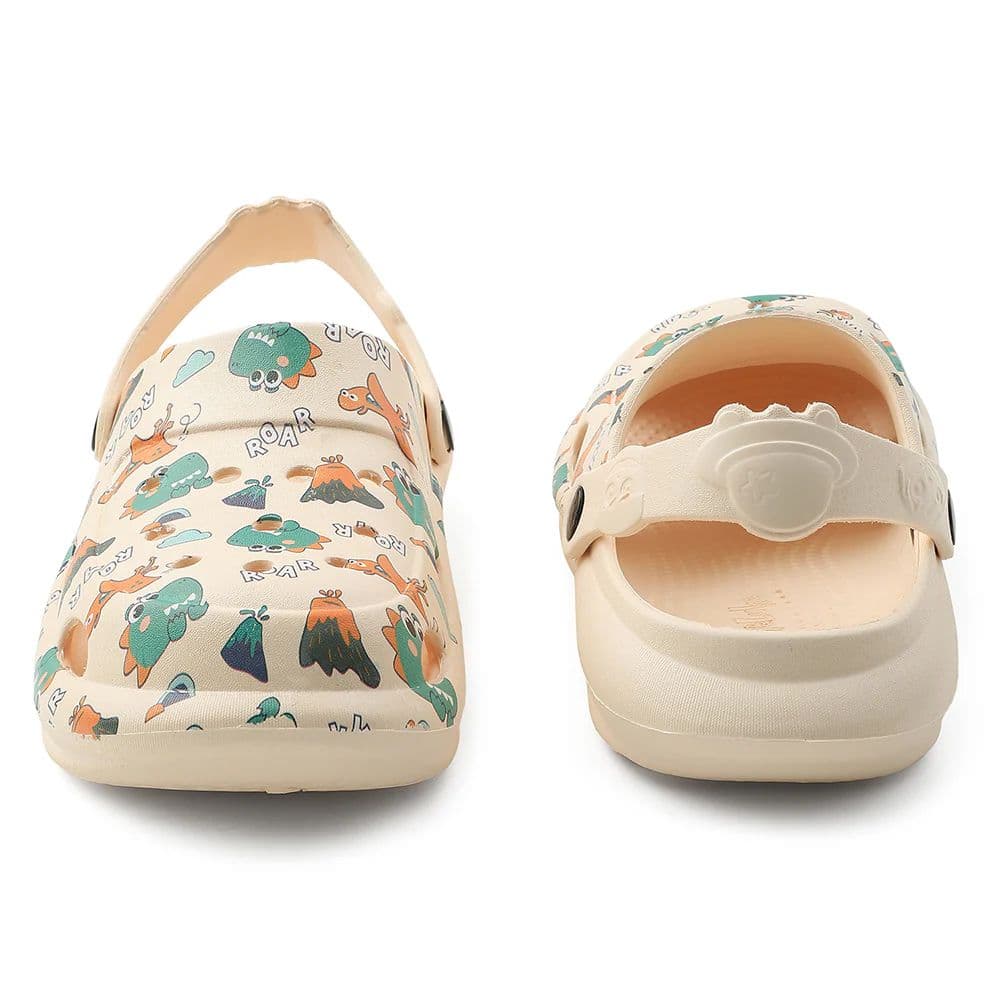 Lucy & Luke Beige Casual Slingback Printed Clogs For Kids ALEX-K2E By Liberty — photo 6