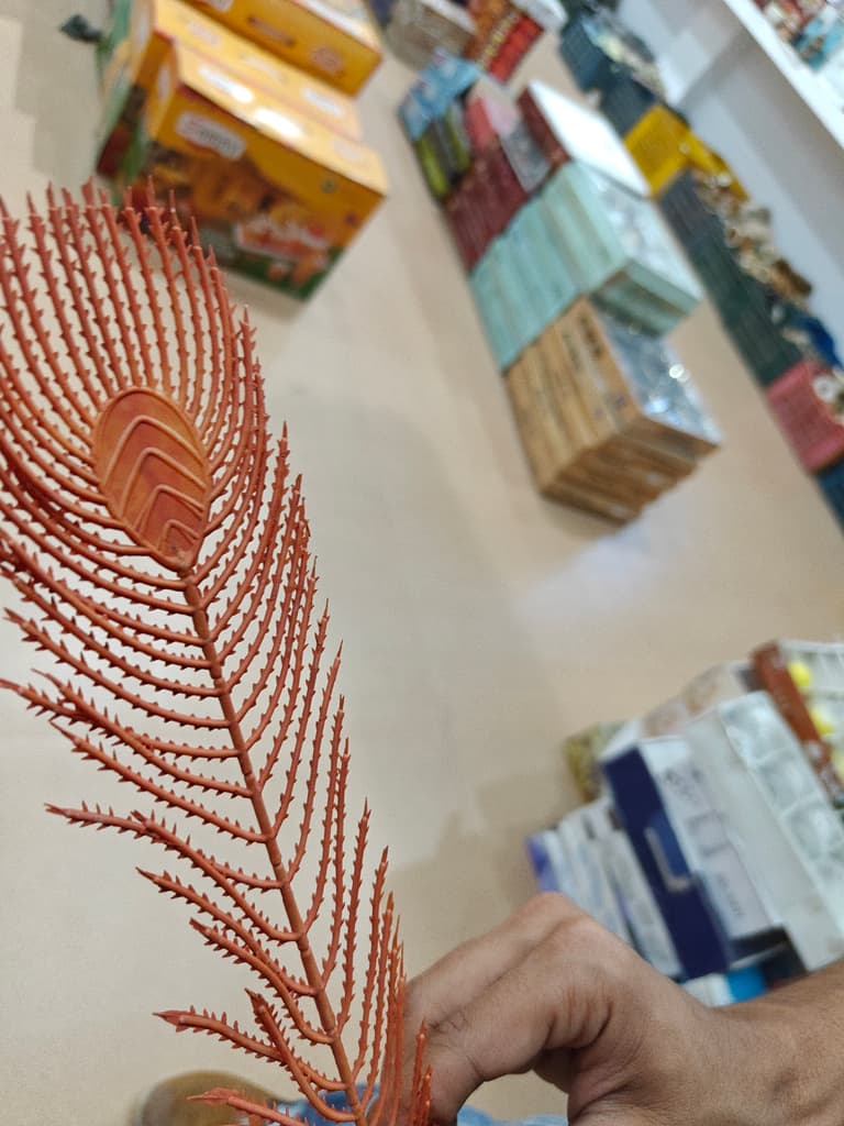 Orange Artificial Plant | Faux Leaf | Decorative | Orange