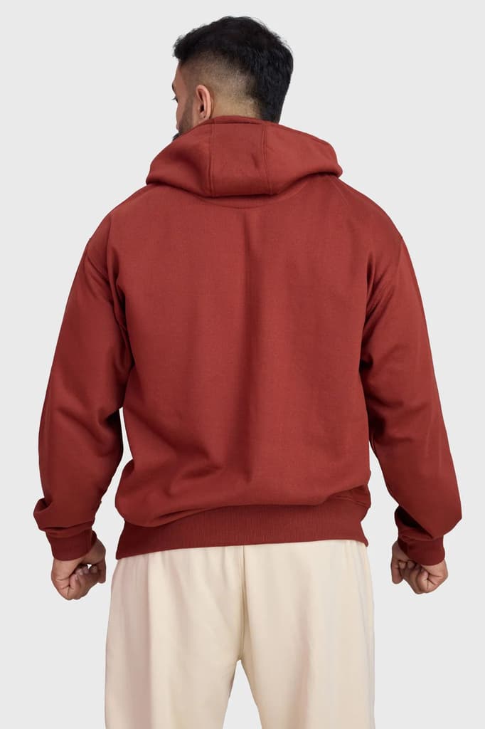 Signature Oversized Hoodie Rust — photo 7