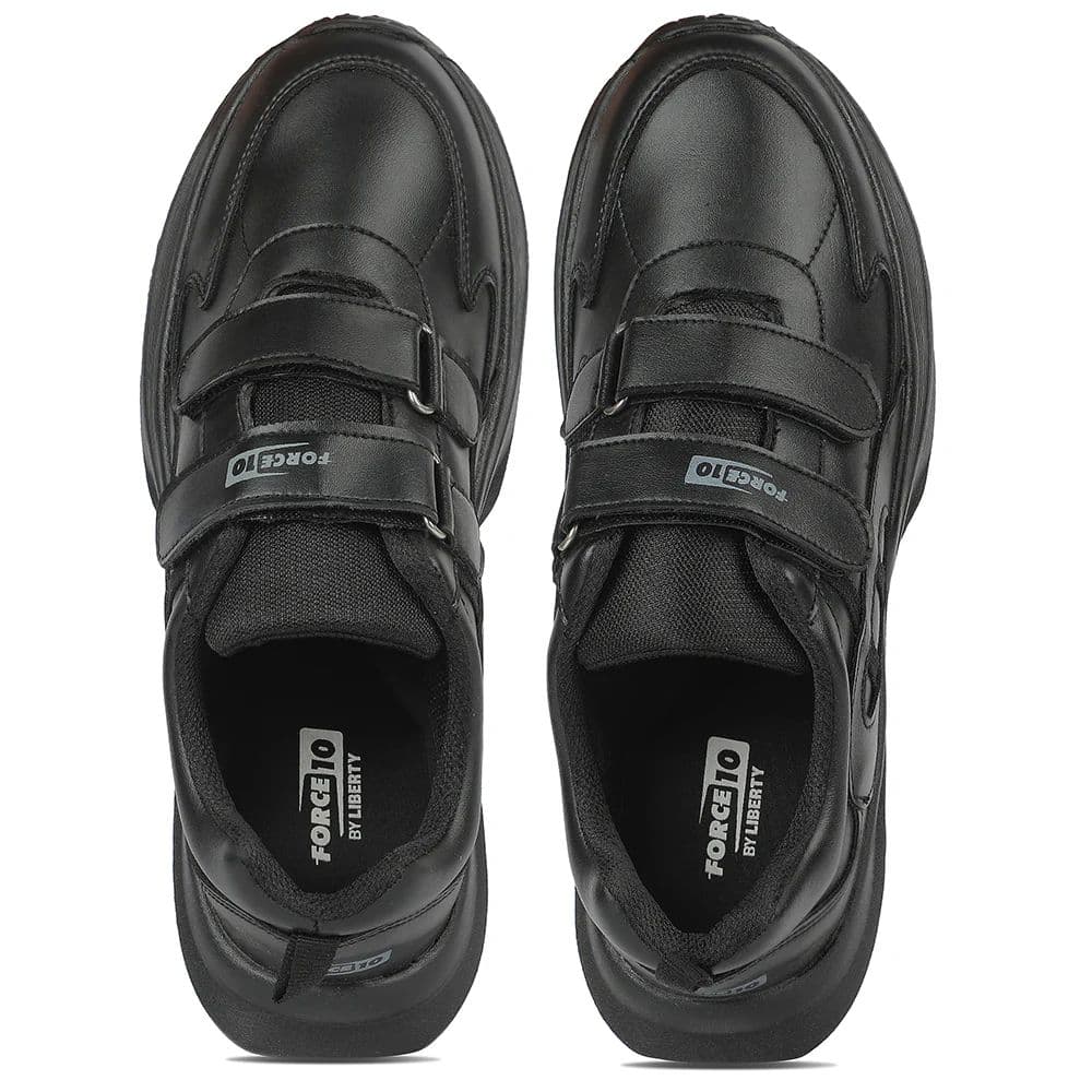 Force 10 ELITESTP-V Black School Uniform shoes for Kids by Liberty — photo 7