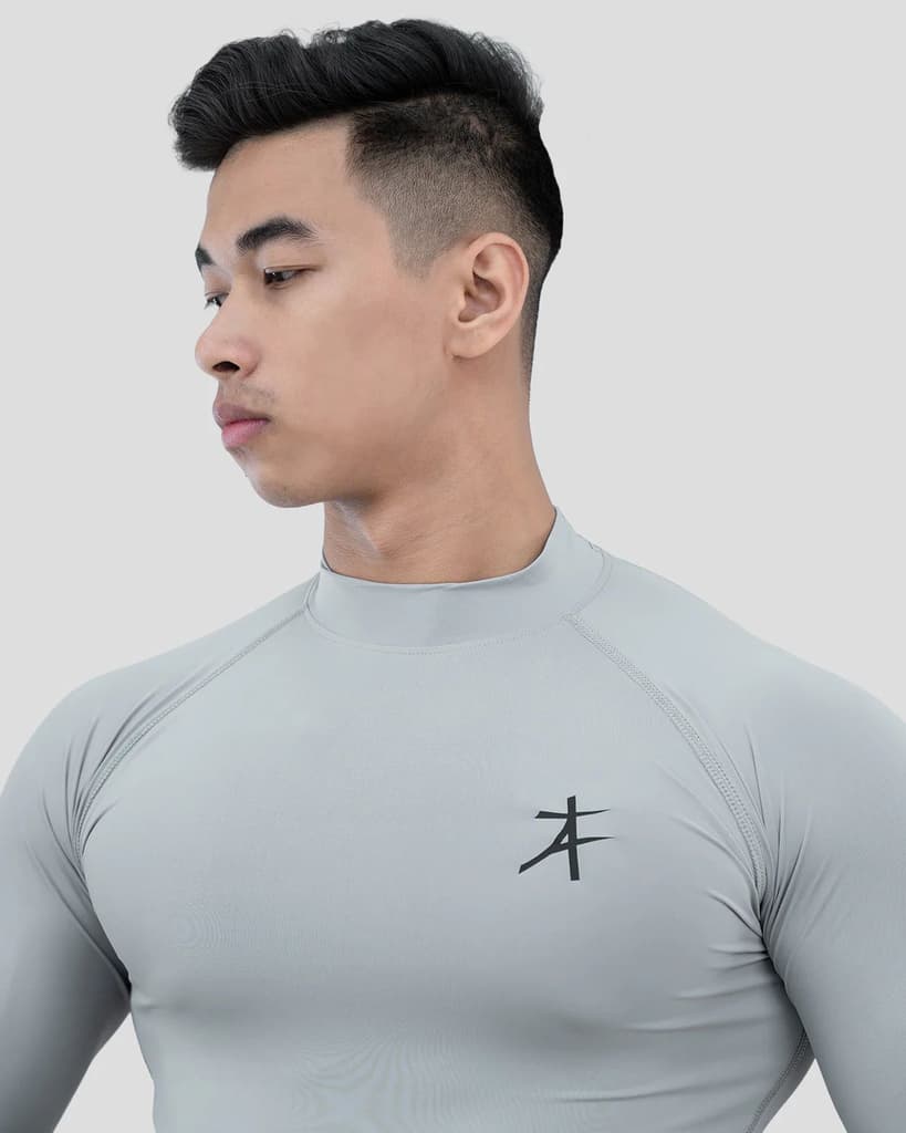 Hustle High Neck Full Sleeve Compression T-shirt — photo 4