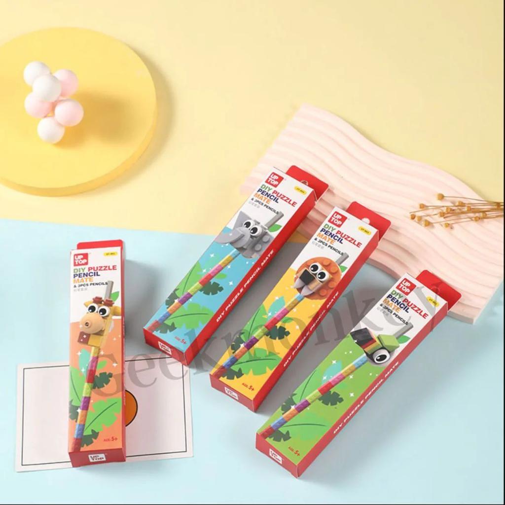Pencil With DIY Block Topper | Fun & Creative Stationery Set for Writing and Sketching — photo 3
