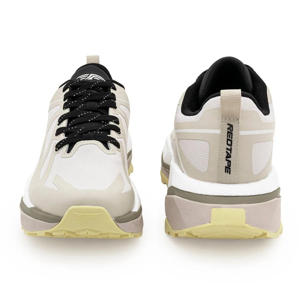 Athleisure Sports Shoes for Men in Beige and Yellow | Low-Cut Shoes. — photo 4