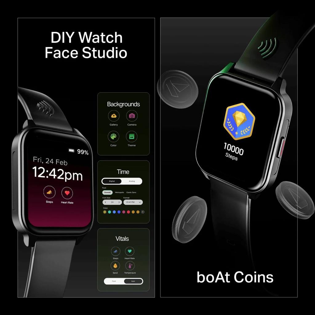 boAt Wave Fortune | NFC Tap & Pay Smartwatch 1.96" HD Display, 100+ Sports Modes & Custom Watch Faces — photo 8