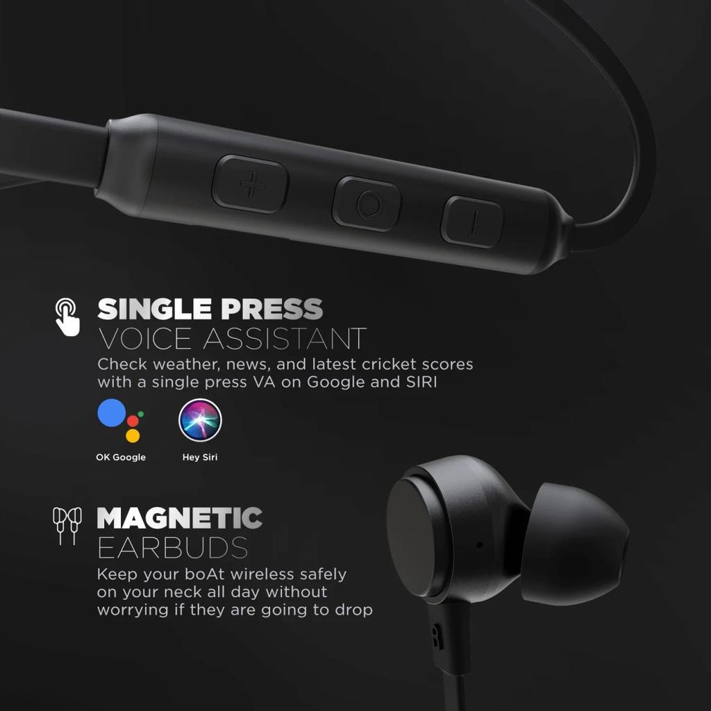 boAt Rockerz 103 Pro | Wireless Earphones with 10 mm Drivers, Single Press Voice Assistant, Up To 20 Hours Uninterrupted, ENx™ Technology — photo 8