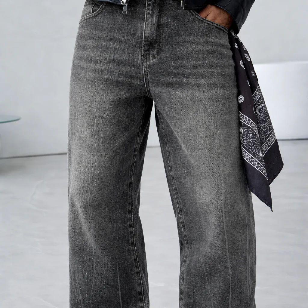 Bullet Grey Super Baggy Jeans