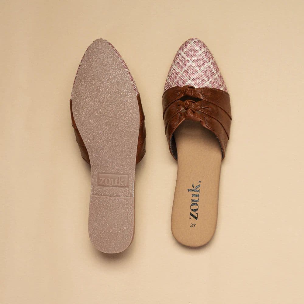 Chamoli Motif Knotted Mule — photo 2