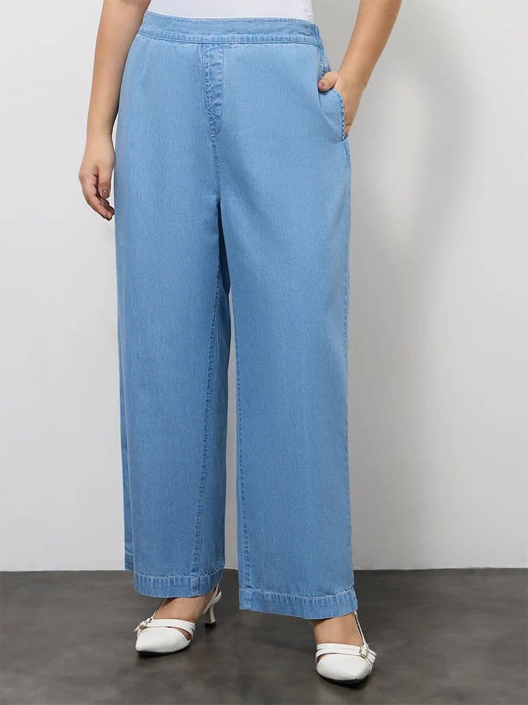 Gia Blue High-Rise Denim Jeggings — photo 2