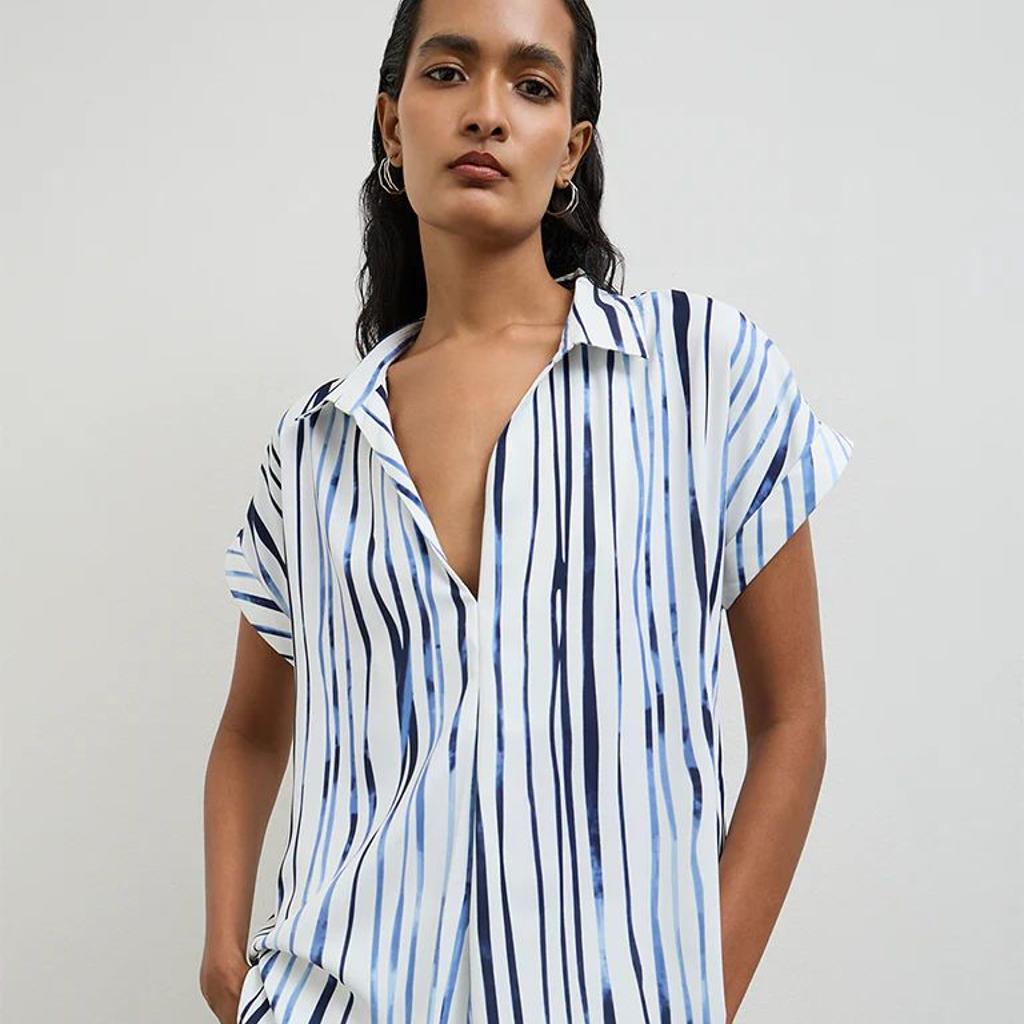 Wardrobe White Striped Blouse