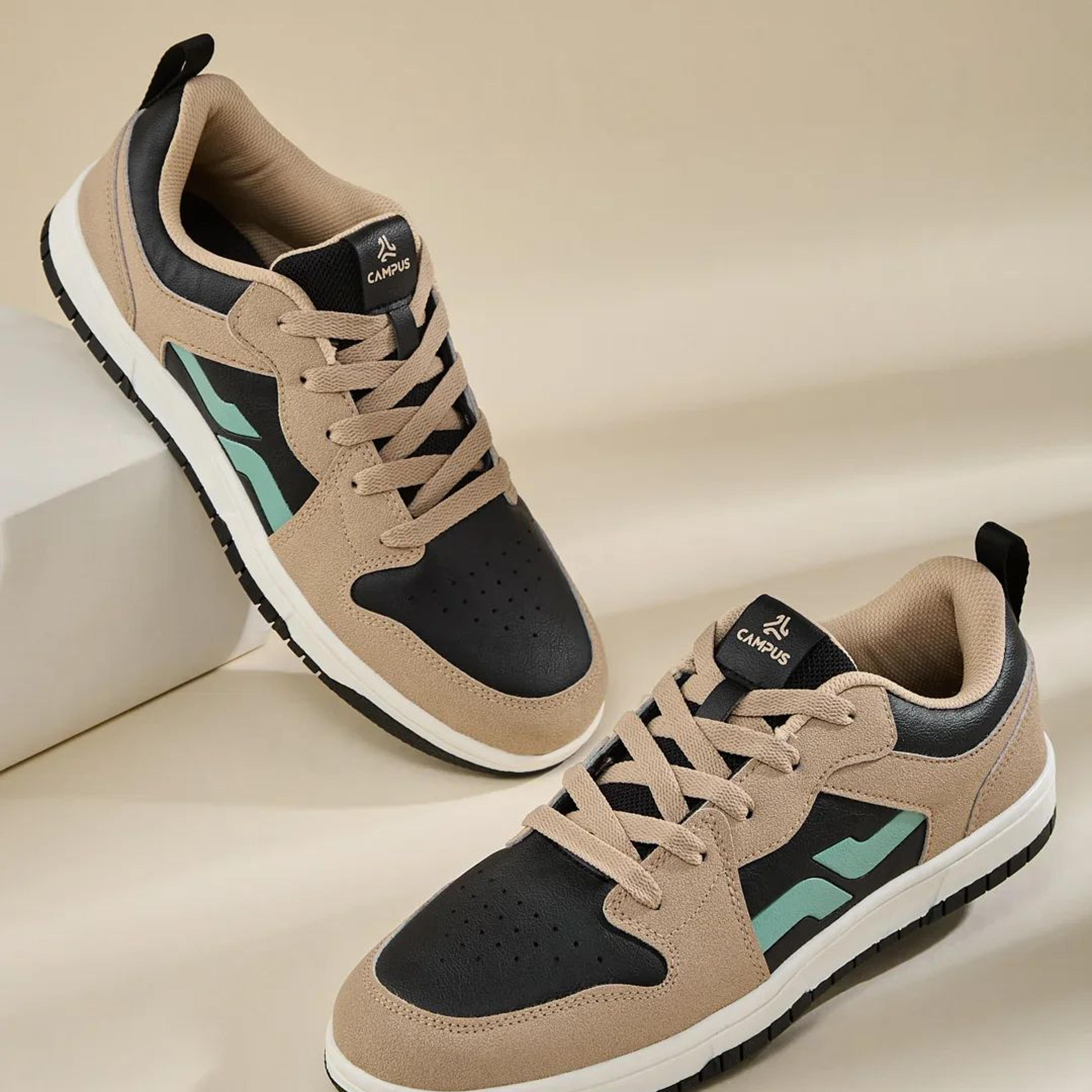 CRUVO Black Men's Sneakers