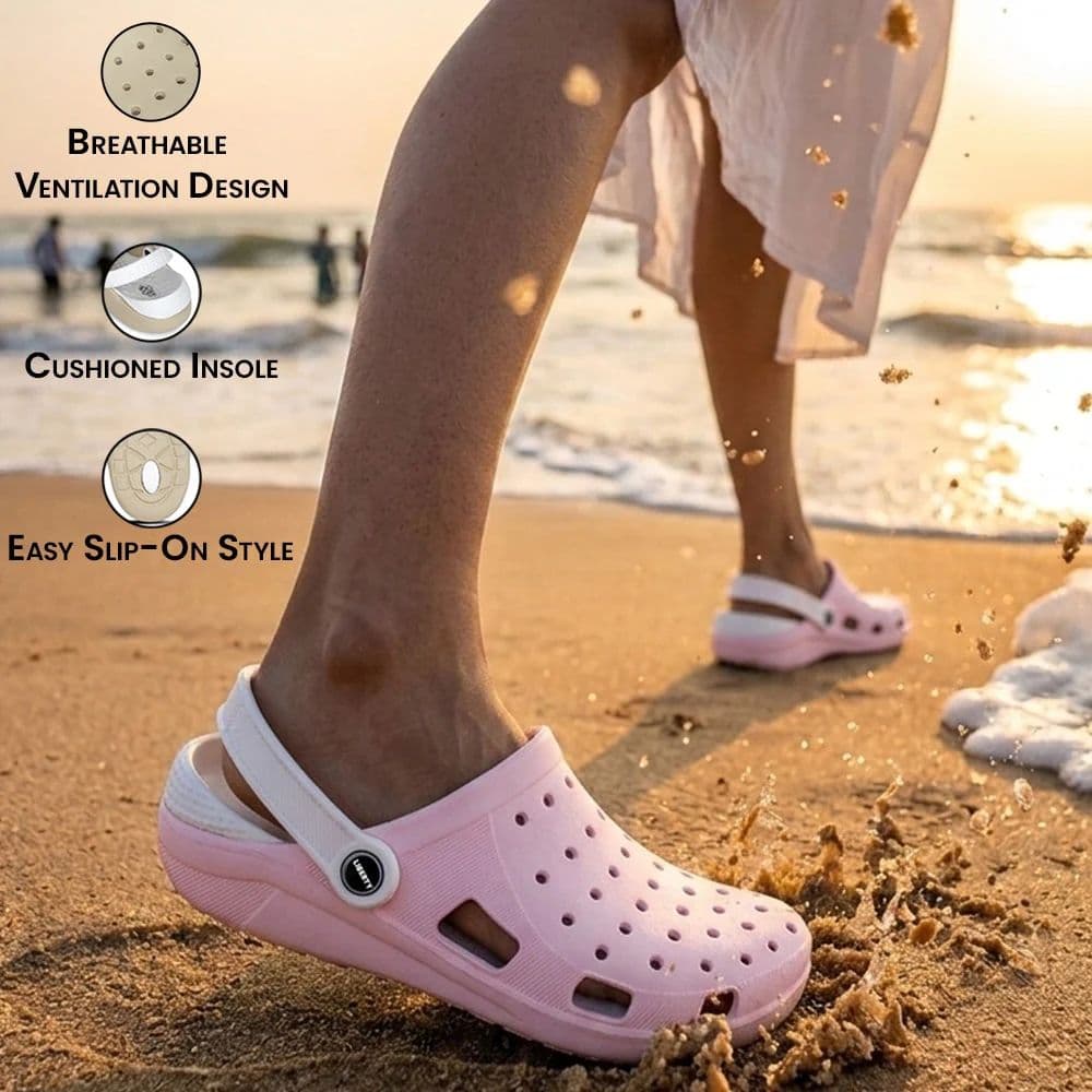 A-HA STREETVIBE Pink Casual Clogs for women by Liberty — photo 3