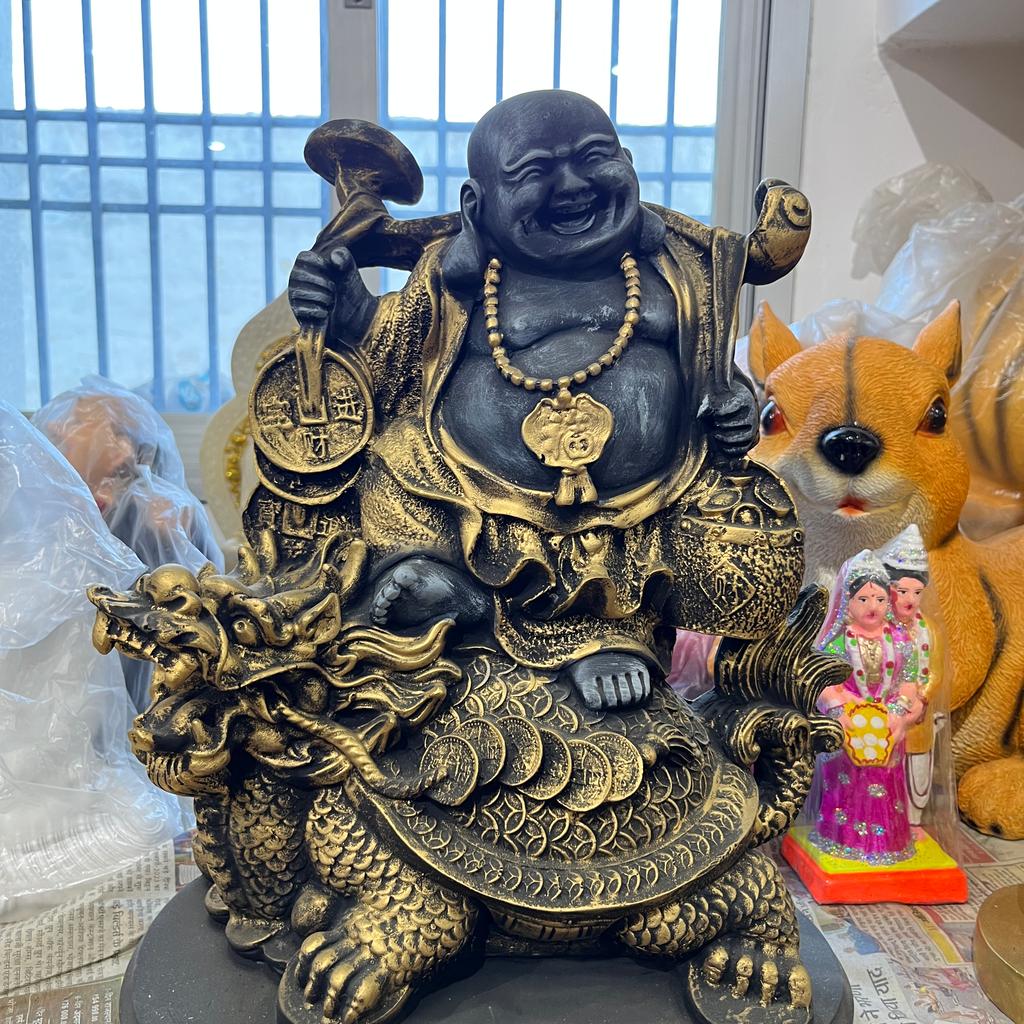 Golden Buddha Statue | Sculpture | Bronze | Gold