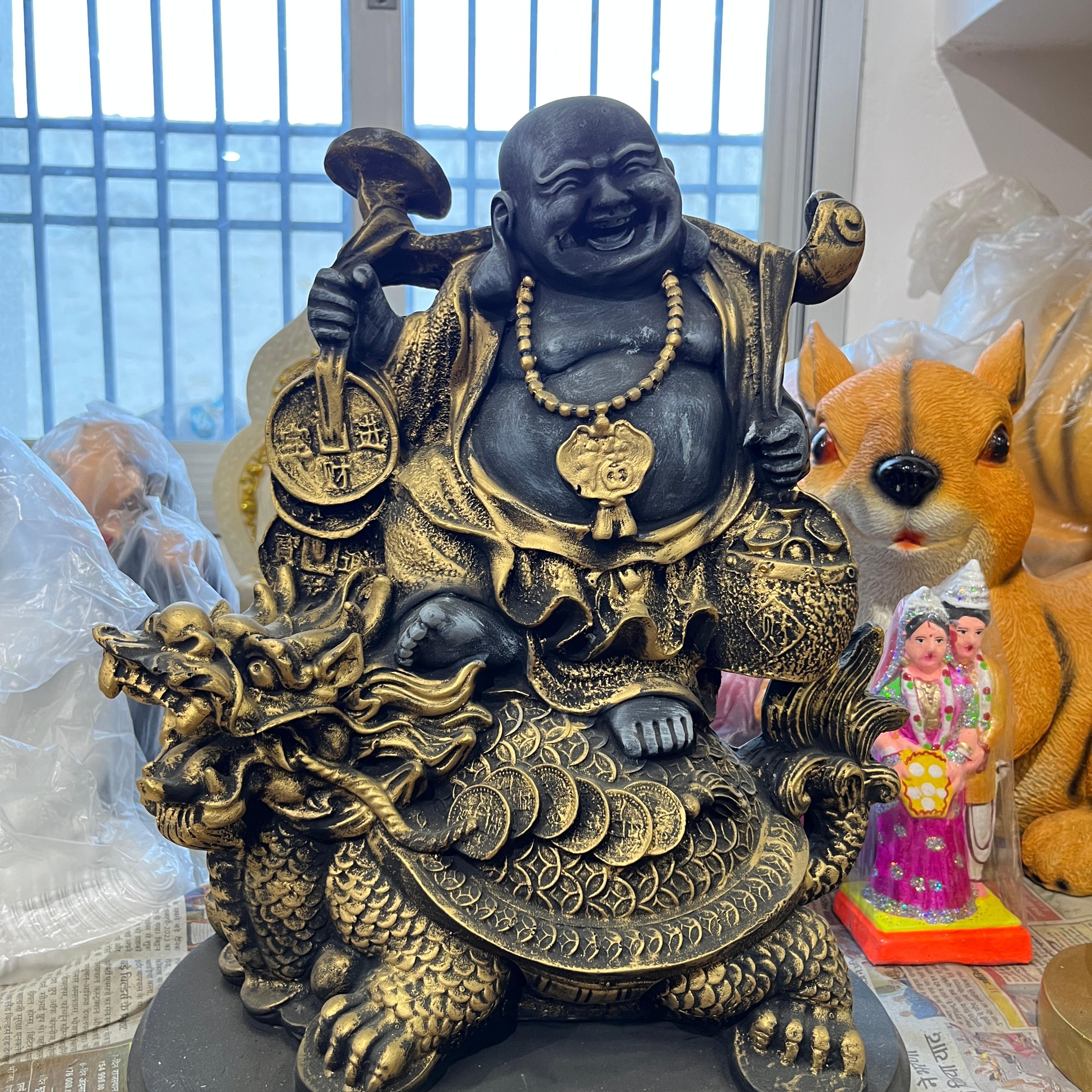 Golden Buddha Statue | Sculpture | Bronze | Gold
