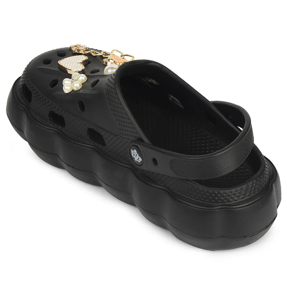 A-HA Black Casual Sling Back Clogs For Women ZQ-SH-012 By Liberty — photo 4