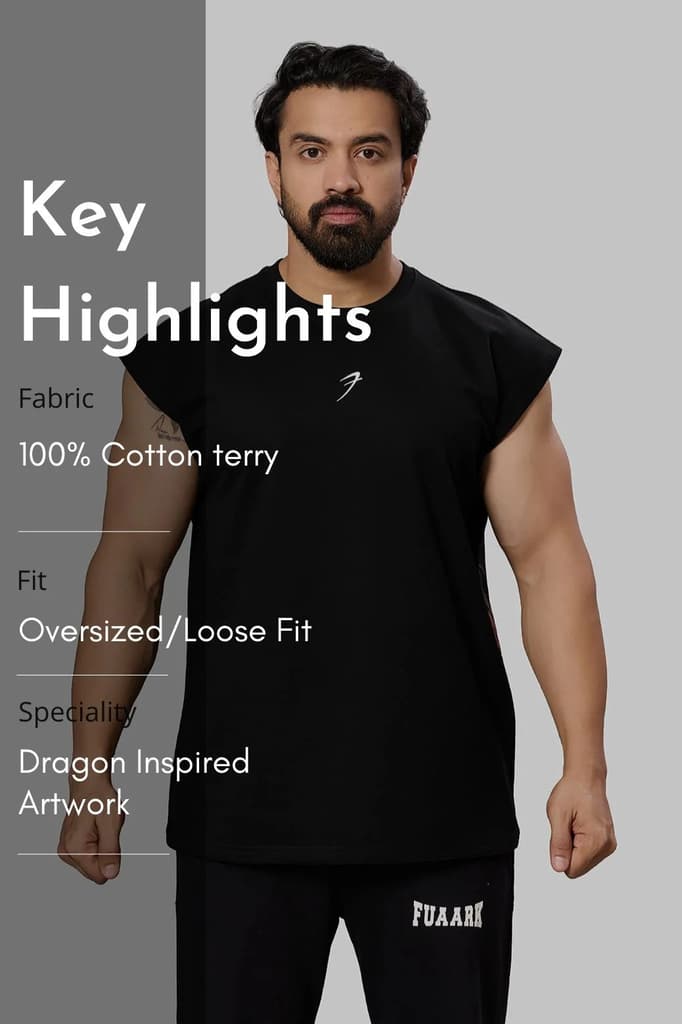 Dragon Capsleeves Tank Black — photo 8