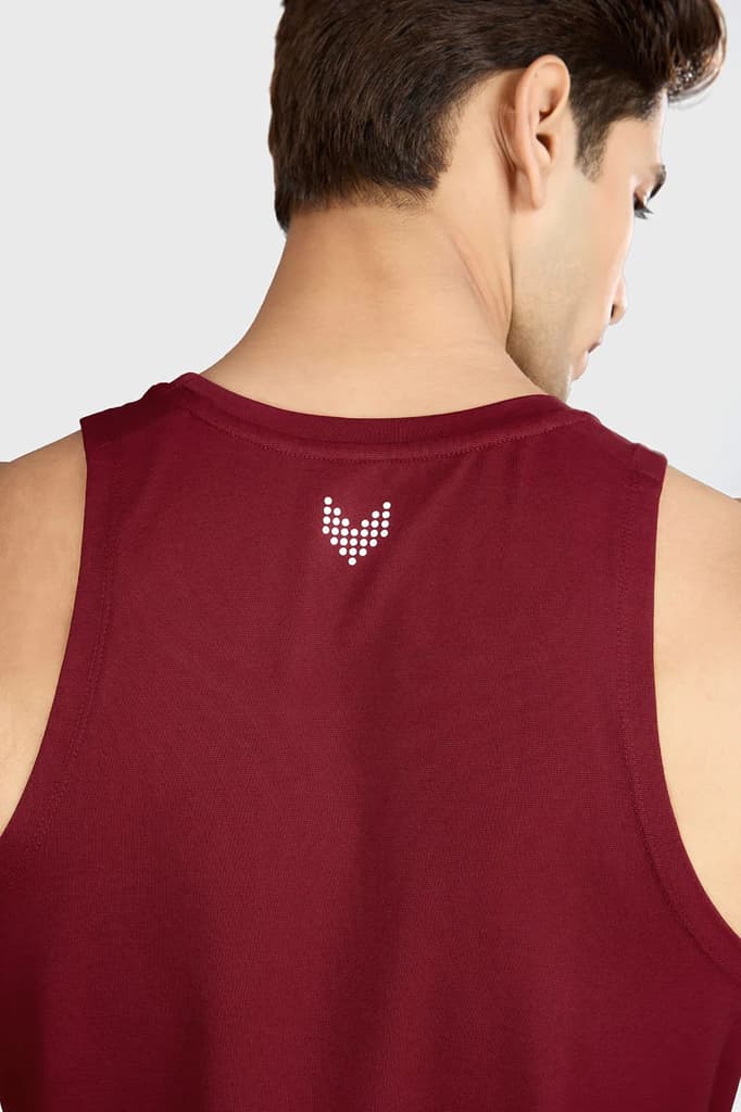 Pulse Running Tank Deep Red — photo 4