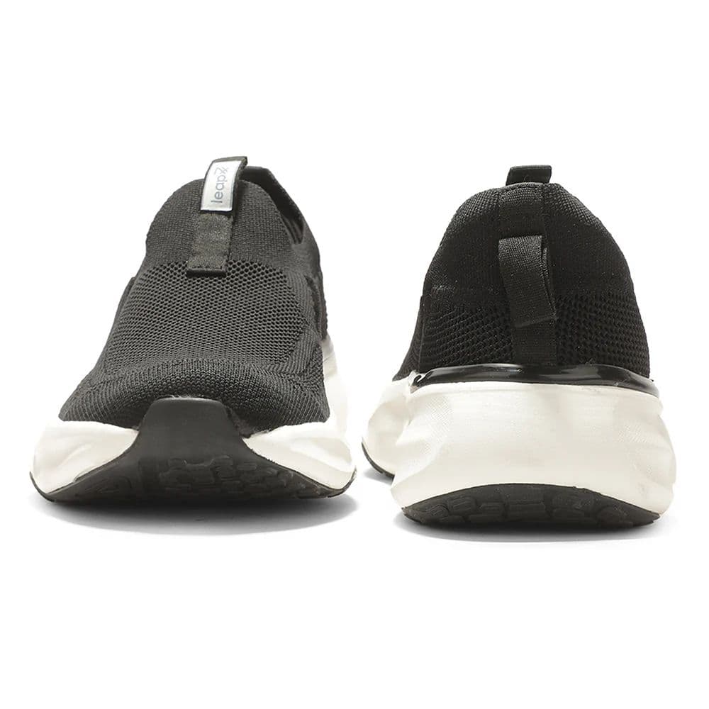 Leap7X by Liberty Men's CHICAGO-1 Black Slip-On Walking Shoes - EAZYGO Technology with Ortholite Insole — photo 8