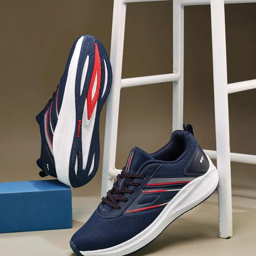 COAST Navy Men's Running Shoes