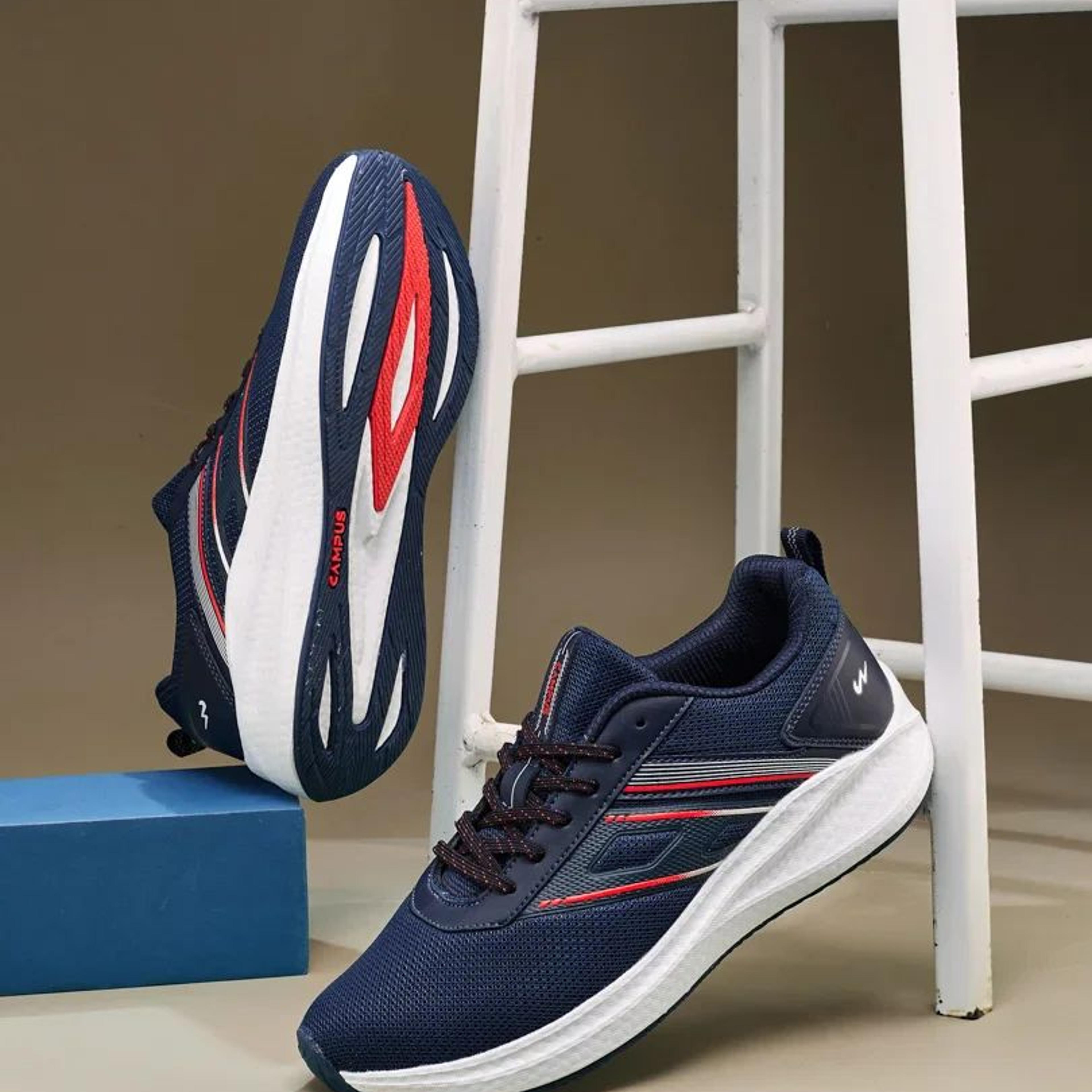 COAST Navy Men's Running Shoes