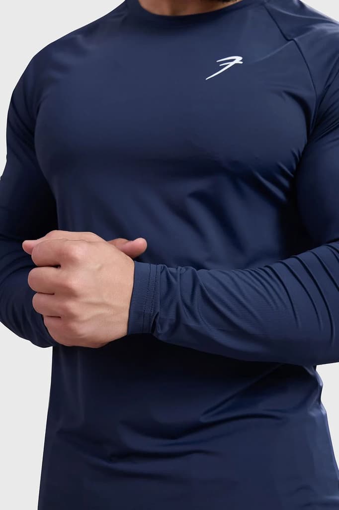 Bare Nylon Fullsleeves T-shirt Navy — photo 5
